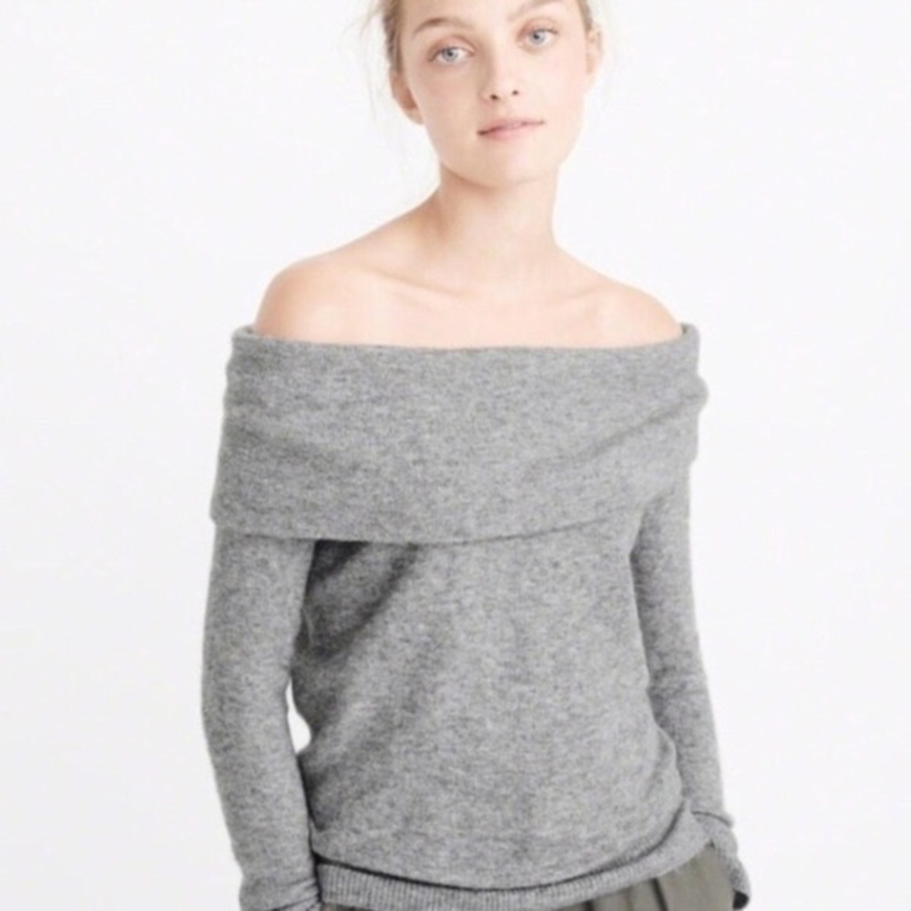 Off the shoulder sweater